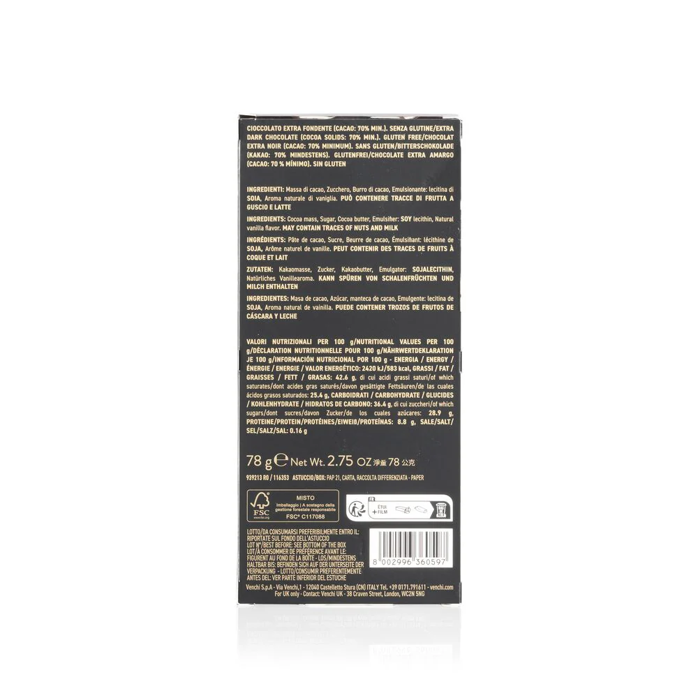 70% Dark Chocolate Bar - Image 5