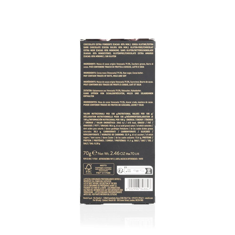 85% Venezuela Extra Dark Chocolate Bar - Image 5