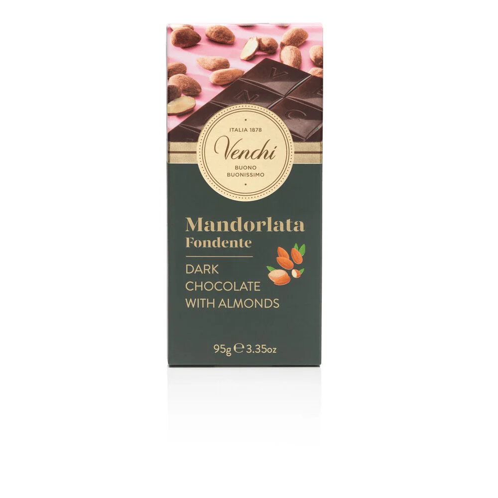 Dark Chocolate with Toasted Almond Bar 95 g - Image 3