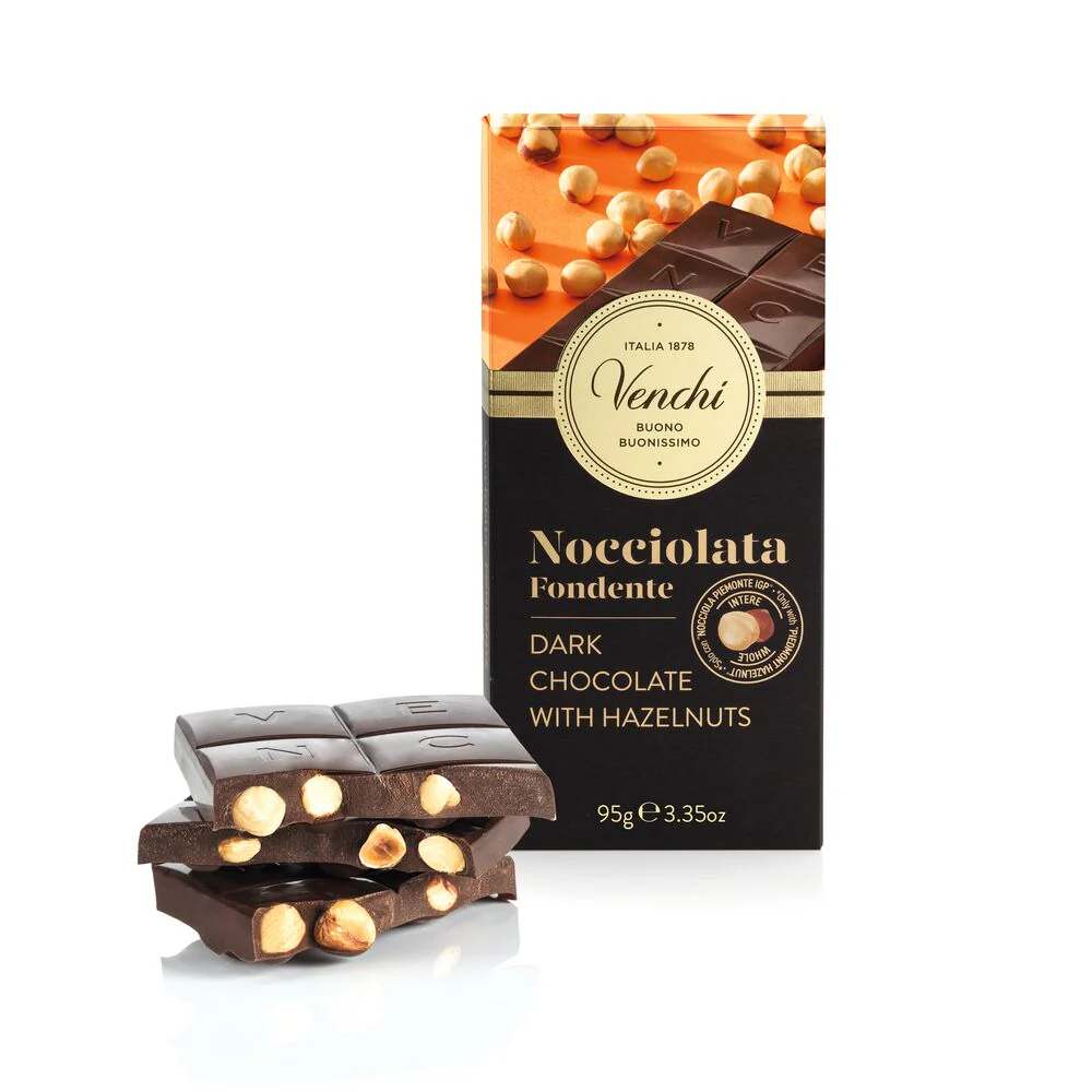 Dark Chocolate Hazelnut Bar 95 g - Image 2