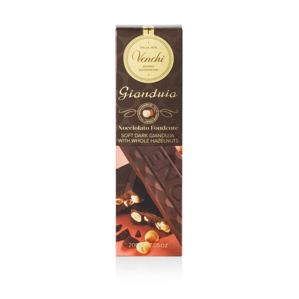 Dark Gianduia with Hazelnuts soft bar 200 g - Image 4