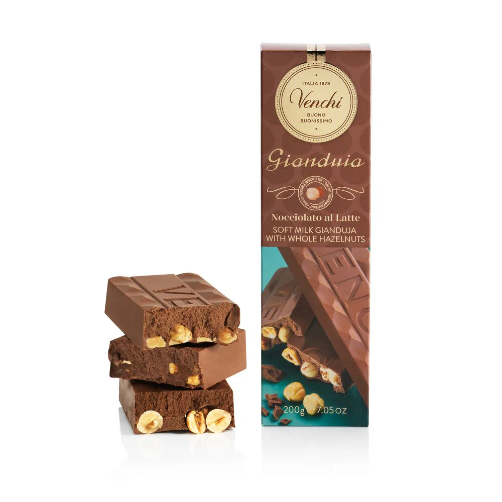 Gianduia with Hazelnuts soft bar 200 g - Image 2