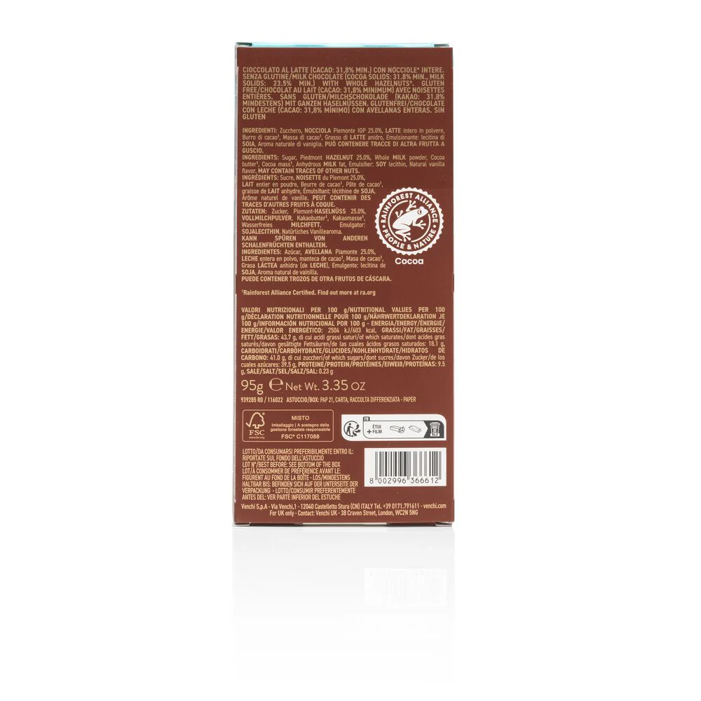Milk Chocolate Hazelnut bar 95 g - Image 5