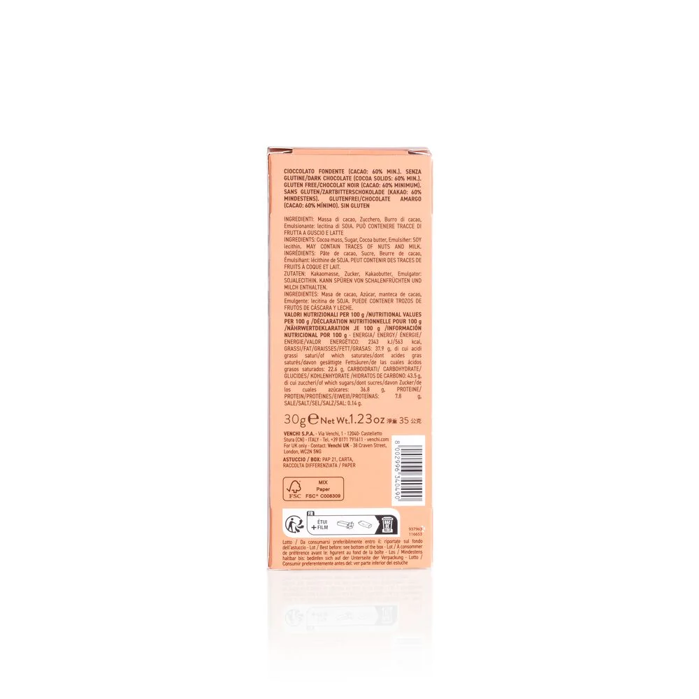 Mini 60% Dark Chocolate Bar 30g - Image 3