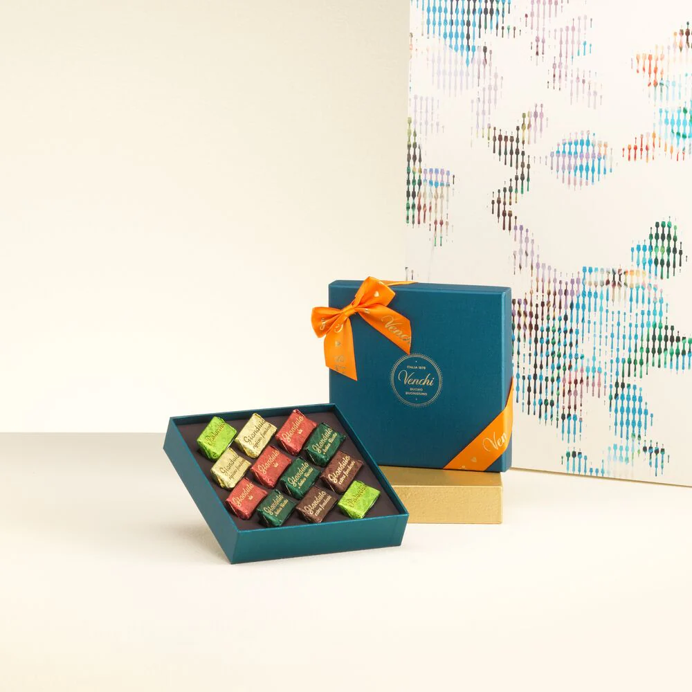 Murrine Gianduja Square Gift Box - Image 4
