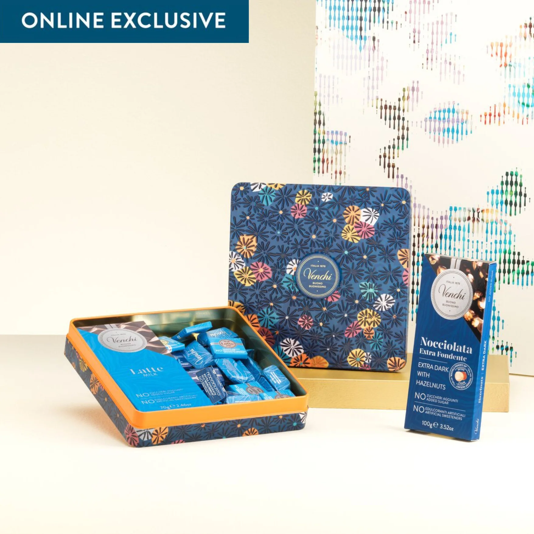 NO Added Sugar Murrine Blue Tin
