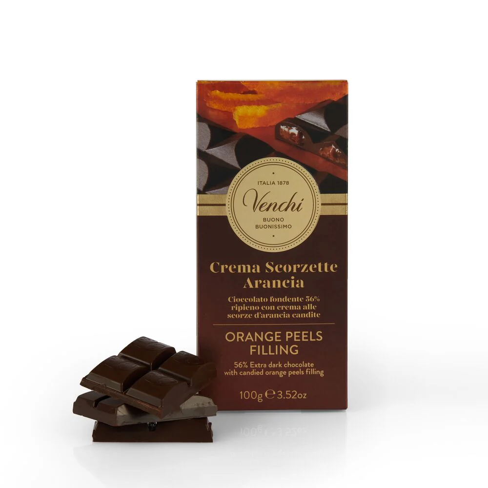 Orange Peels Chocolate Bar 100g - Image 2