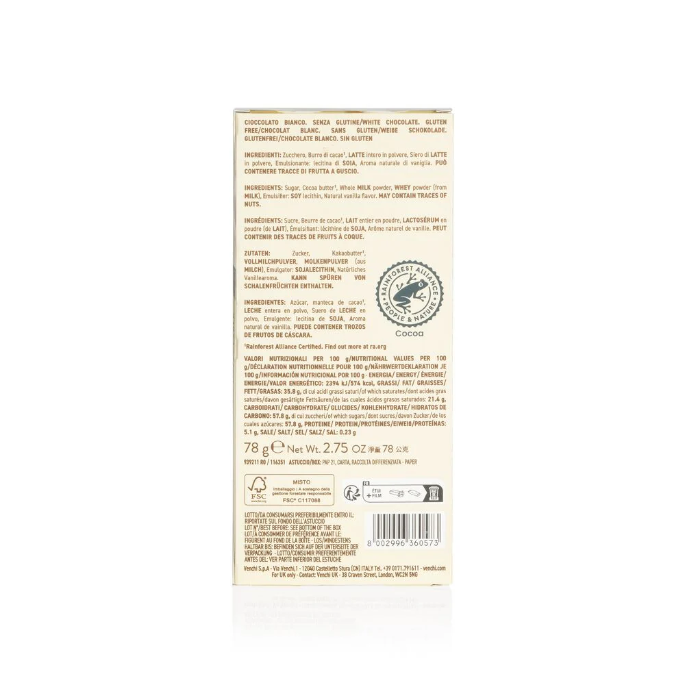 White Chocolate bar 78 g - Image 4