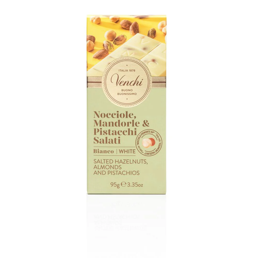 White Chocolate with Salted Nuts bar 95 g - Image 3